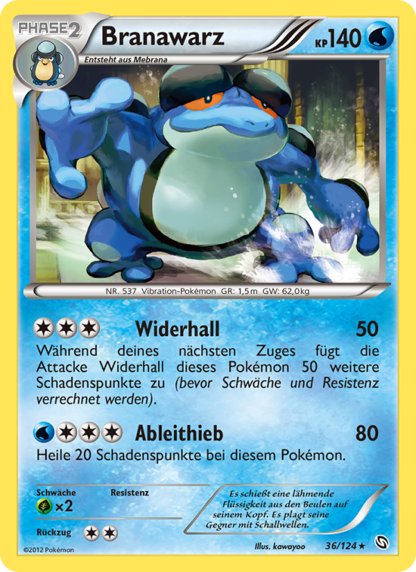 Branawarz 36 — Dragons Exalted (German Pokémon TCG card)