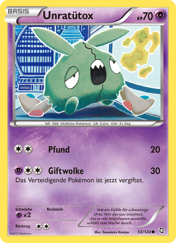 Unratütox 53 — Dragons Exalted (German Pokémon TCG card)