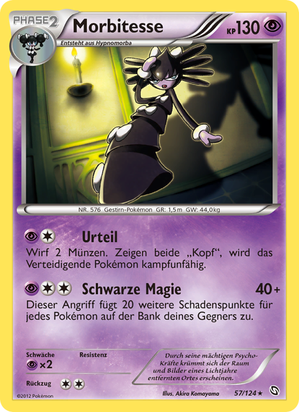 Morbitesse 57 — Dragons Exalted (German Pokémon TCG card)