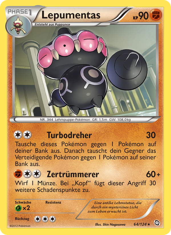 Lepumentas 64 — Dragons Exalted (German Pokémon TCG card)