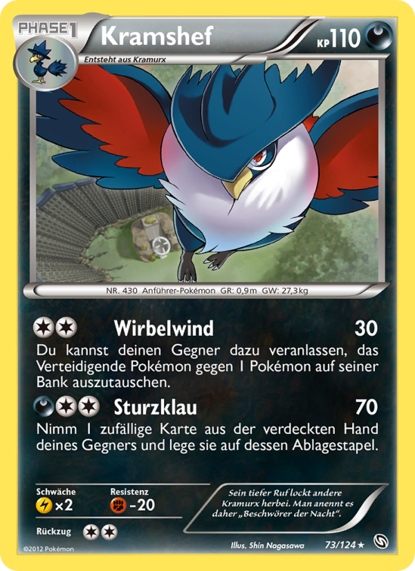 Kramshef 73 — Dragons Exalted (German Pokémon TCG card)