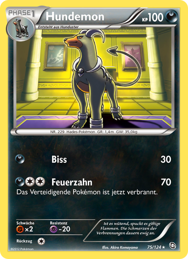Hundemon 75 — Dragons Exalted (German Pokémon TCG card)