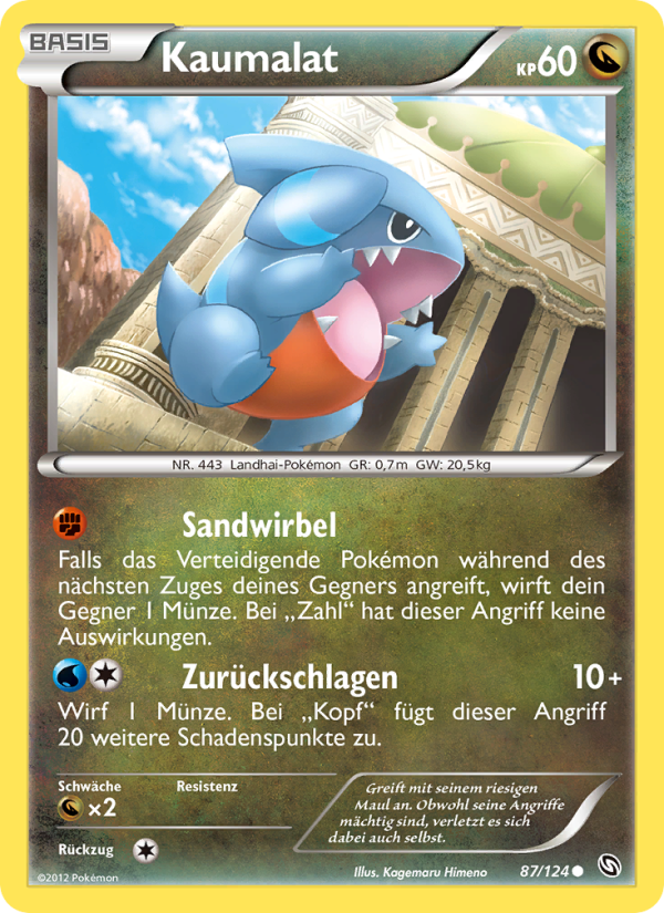 Kaumalat 87 — Dragons Exalted (German Pokémon TCG card)