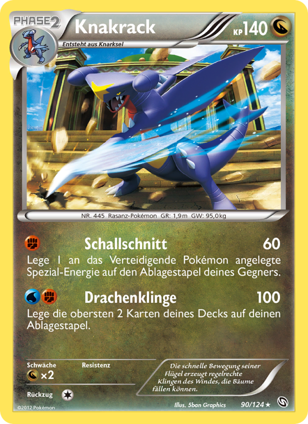 Knakrack 90 — Dragons Exalted (German Pokémon TCG card)