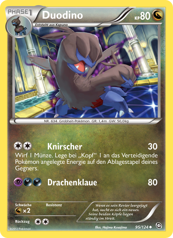 Duodino 95 — Dragons Exalted (German Pokémon TCG card)