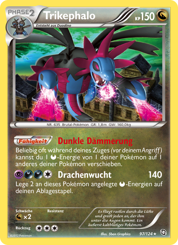 Trikephalo 97 — Dragons Exalted (German Pokémon TCG card)