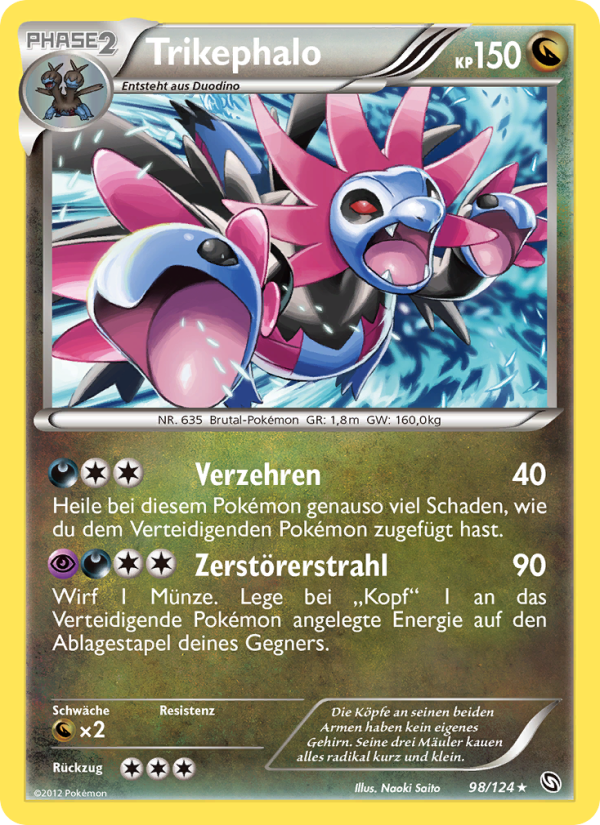 Trikephalo 98 — Dragons Exalted (German Pokémon TCG card)