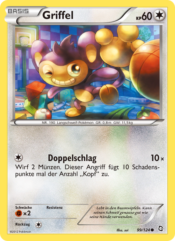 Griffel 99 — Dragons Exalted (German Pokémon TCG card)