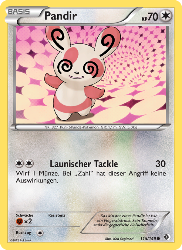 Pandir 115 — Boundaries Crossed (German Pokémon TCG card)
