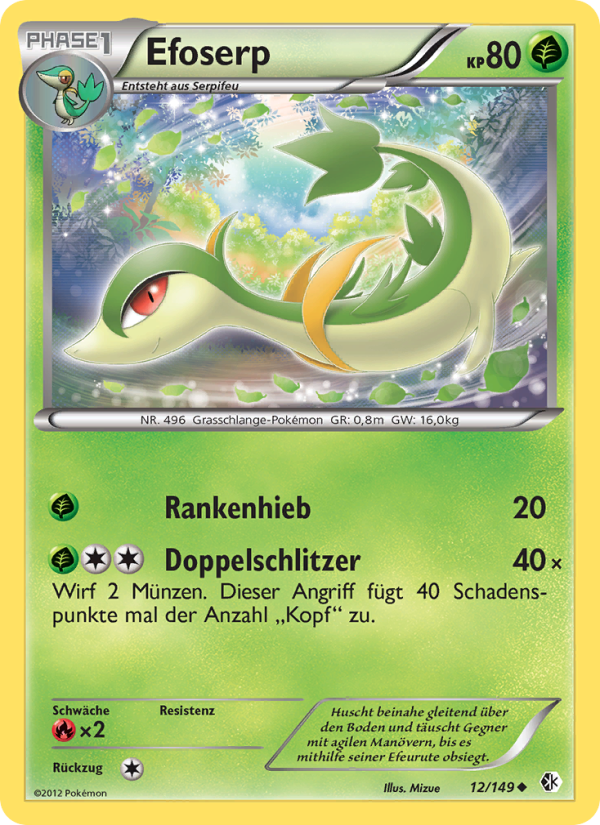Efoserp 12 — Boundaries Crossed (German Pokémon TCG card)