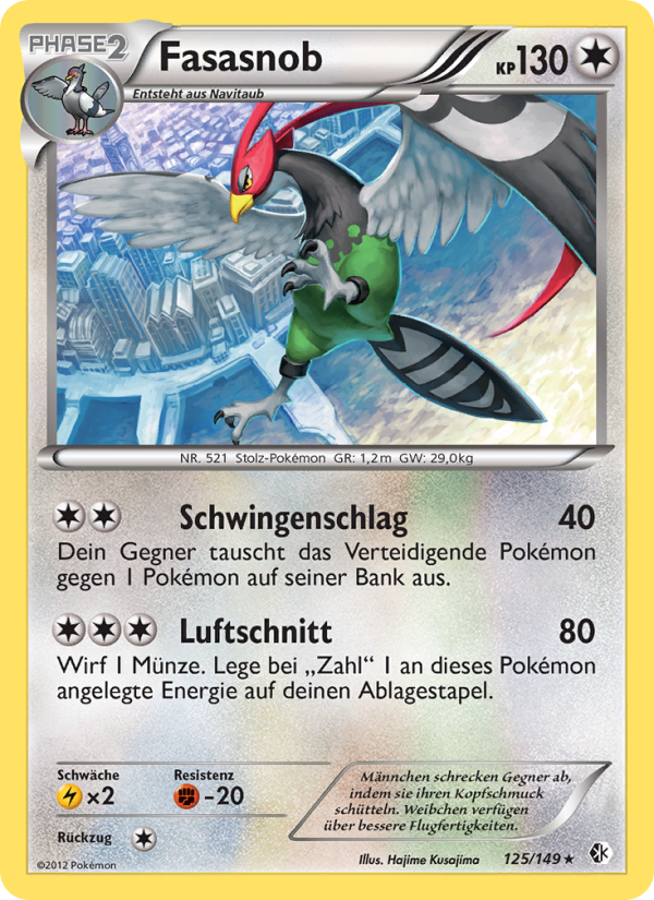 Fasasnob 125 — Boundaries Crossed (German Pokémon TCG card)