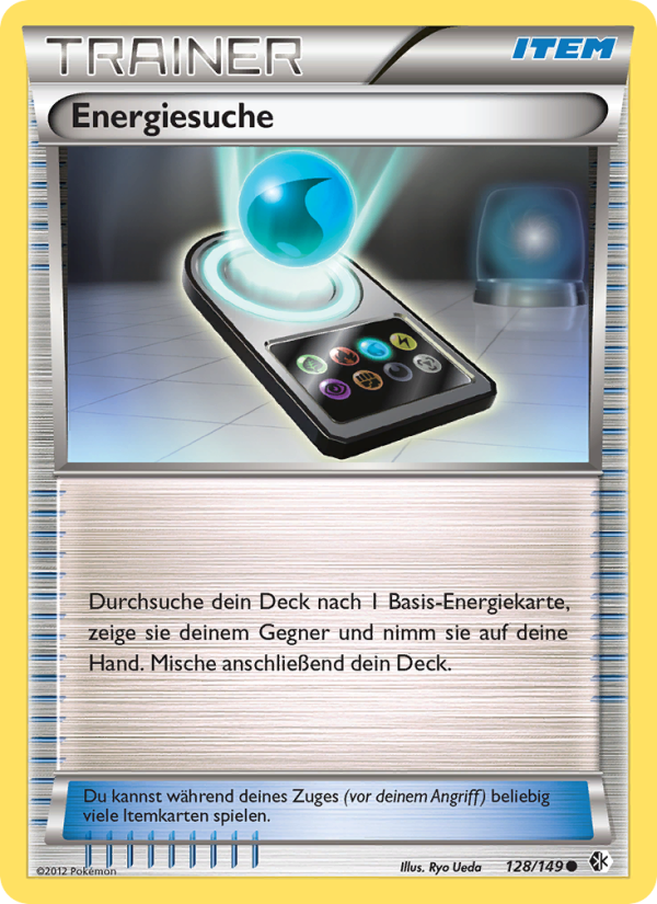 Energiesuche 128 — Boundaries Crossed (German Pokémon TCG card)