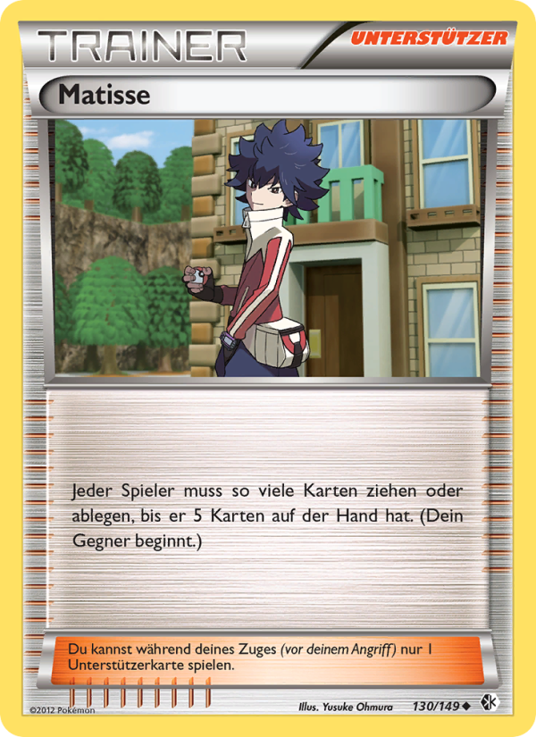 Matisse 130 — Boundaries Crossed (German Pokémon TCG card)