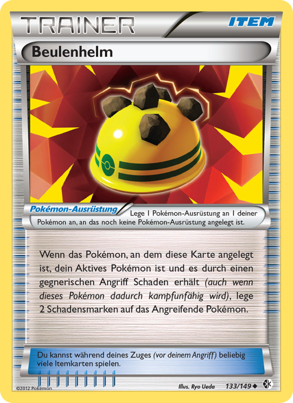 Beulenhelm 133 — Boundaries Crossed (German Pokémon TCG card)