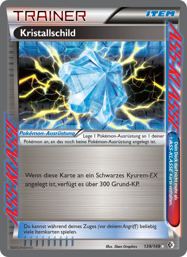 Kristallschild 139 — Boundaries Crossed (German Pokémon TCG card)