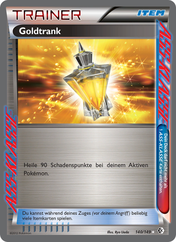 Goldtrank 140 — Boundaries Crossed (German Pokémon TCG card)