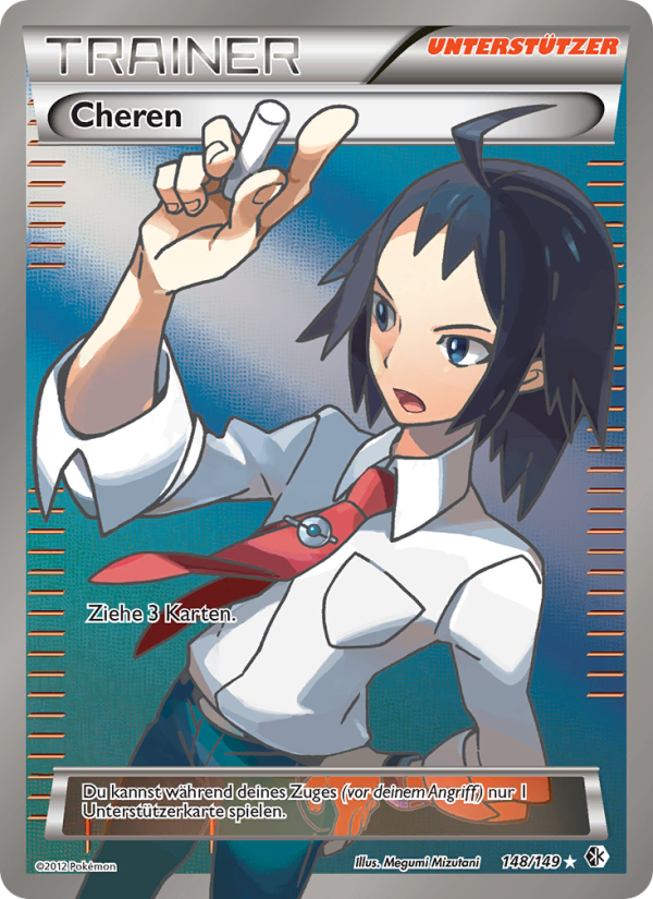 Cheren 148 — Boundaries Crossed (German Pokémon TCG card)