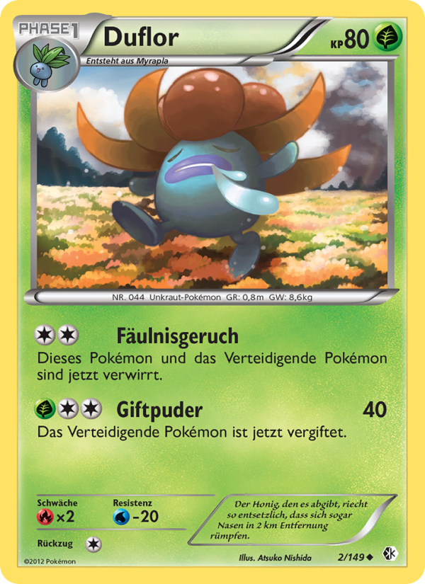 Duflor 2 — Boundaries Crossed (German Pokémon TCG card)