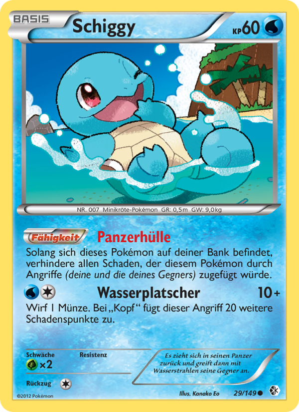 Schiggy 29 — Boundaries Crossed (German Pokémon TCG card)