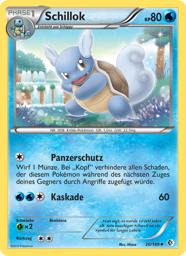 Schillok 30 — Boundaries Crossed (German Pokémon TCG card)
