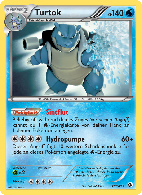 Turtok 31 — Boundaries Crossed (German Pokémon TCG card)