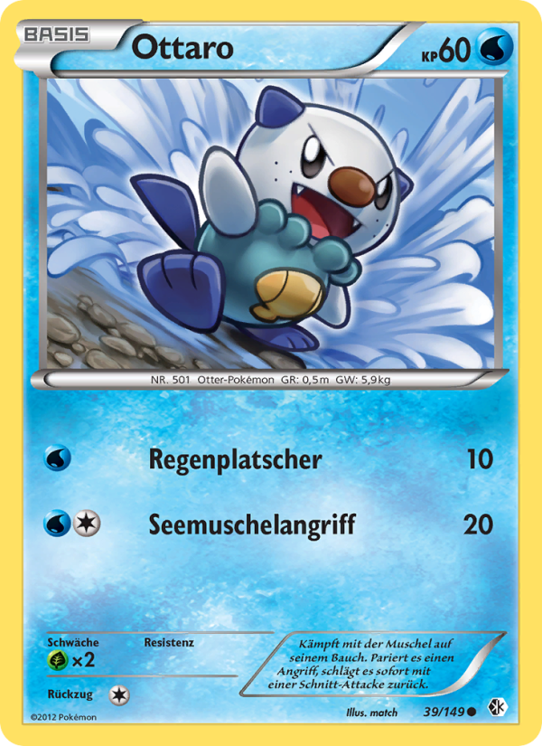 Ottaro 39 — Boundaries Crossed (German Pokémon TCG card)
