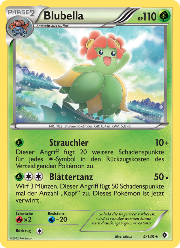 Blubella 4 — Boundaries Crossed (German Pokémon TCG card)