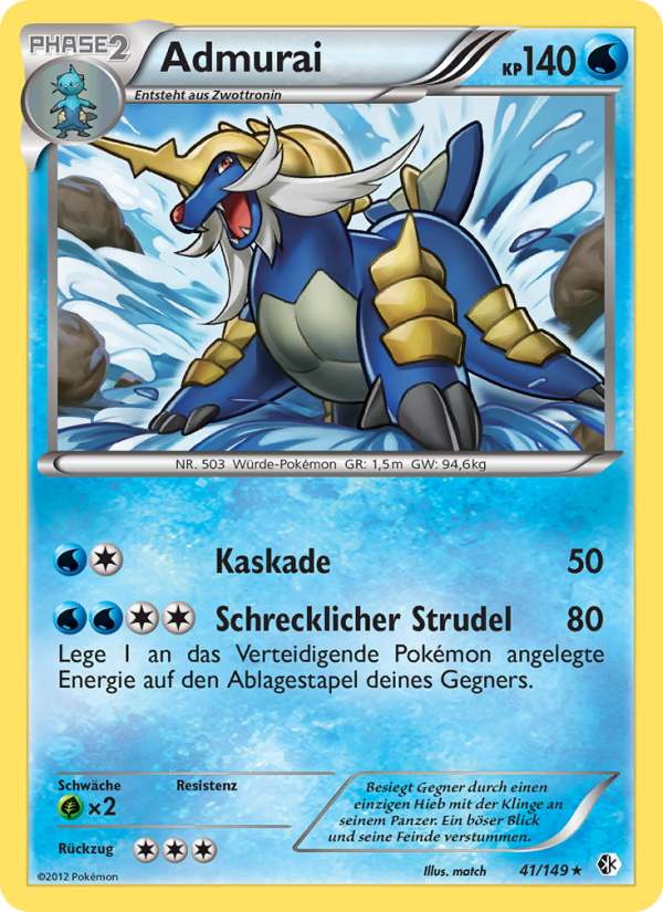 Admurai 41 — Boundaries Crossed (German Pokémon TCG card)