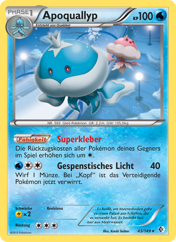 Apoquallyp 45 — Boundaries Crossed (German Pokémon TCG card)