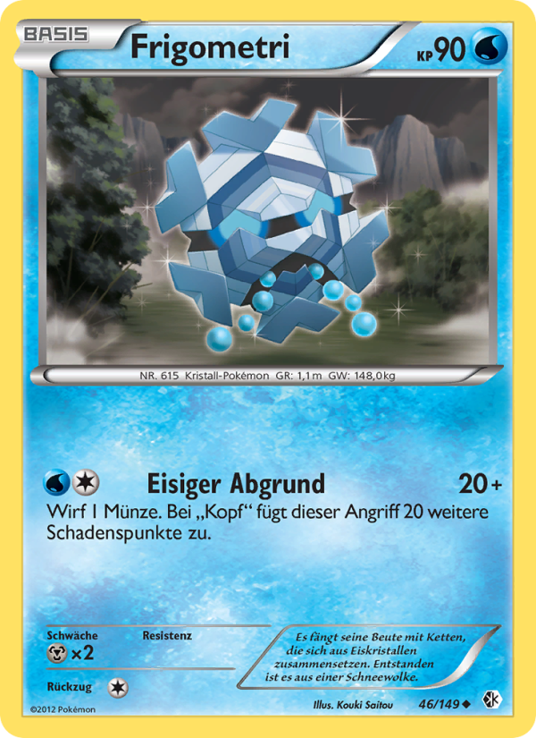 Frigometri 46 — Boundaries Crossed (German Pokémon TCG card)
