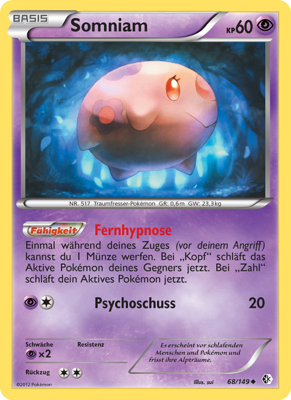 Somniam 68 — Boundaries Crossed (German Pokémon TCG card)