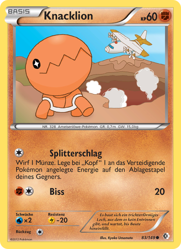 Knacklion 83 — Boundaries Crossed (German Pokémon TCG card)