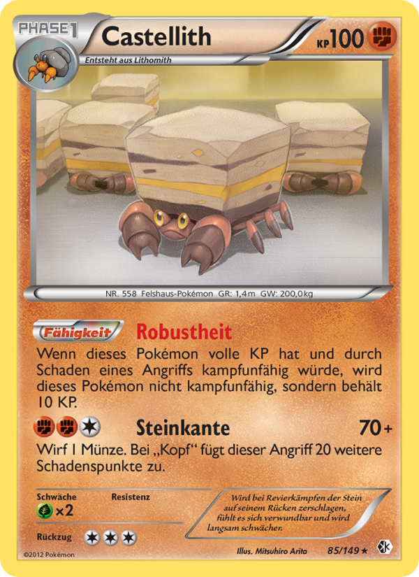 Castellith 85 — Boundaries Crossed (German Pokémon TCG card)