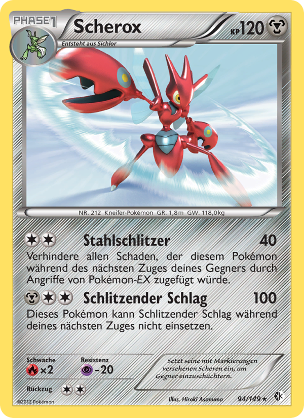 Scherox 94 — Boundaries Crossed (German Pokémon TCG card)