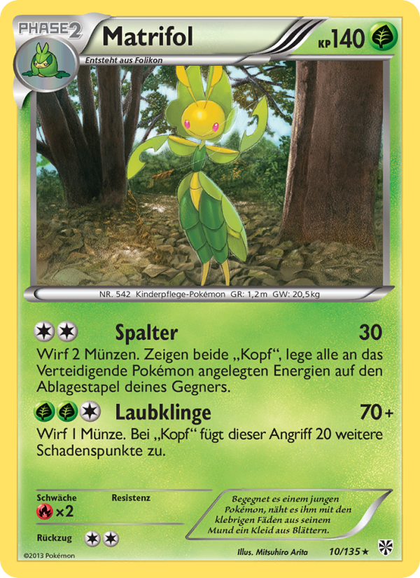 Matrifol 10 — Plasma Storm (German Pokémon TCG card)