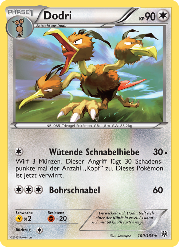 Dodri 100 — Plasma Storm (German Pokémon TCG card)