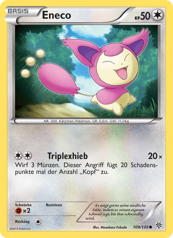 Eneco 109 — Plasma Storm (German Pokémon TCG card)