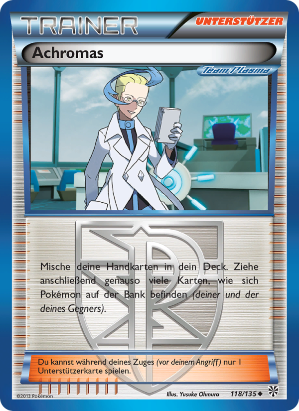 Achromas 118 — Plasma Storm (German Pokémon TCG card)