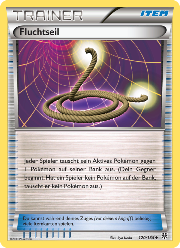 Fluchtseil 120 — Plasma Storm (German Pokémon TCG card)