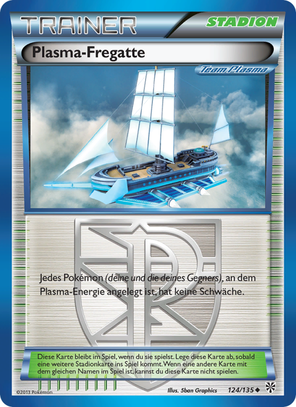 Plasma-Fregatte 124 — Plasma Storm (German Pokémon TCG card)