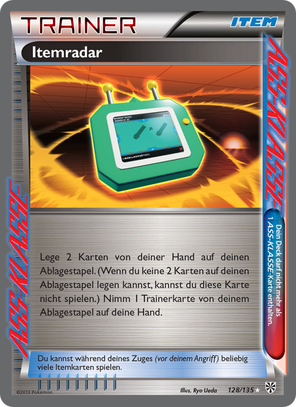 Itemradar 128 — Plasma Storm (German Pokémon TCG card)
