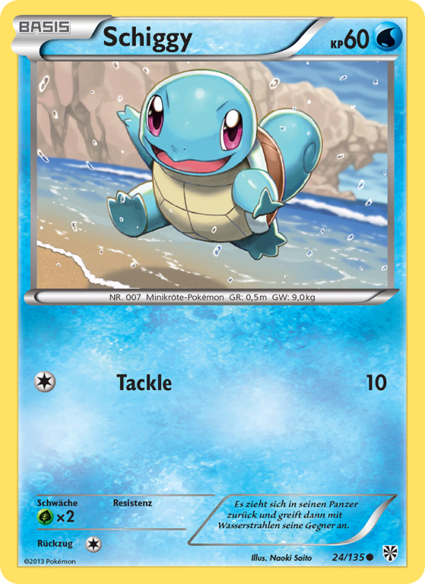 Schiggy 24 — Plasma Storm (German Pokémon TCG card)