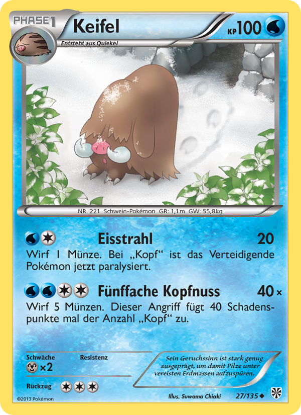 Keifel 27 — Plasma Storm (German Pokémon TCG card)