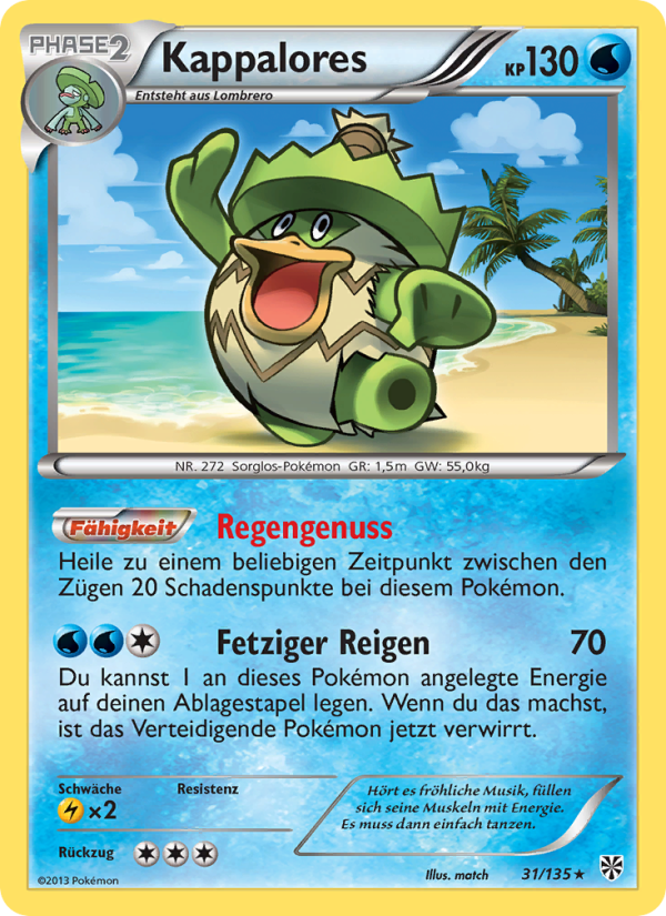 Kappalores 31 — Plasma Storm (German Pokémon TCG card)