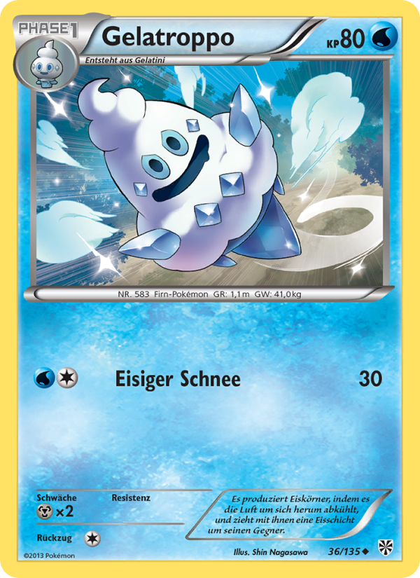 Gelatroppo 36 — Plasma Storm (German Pokémon TCG card)