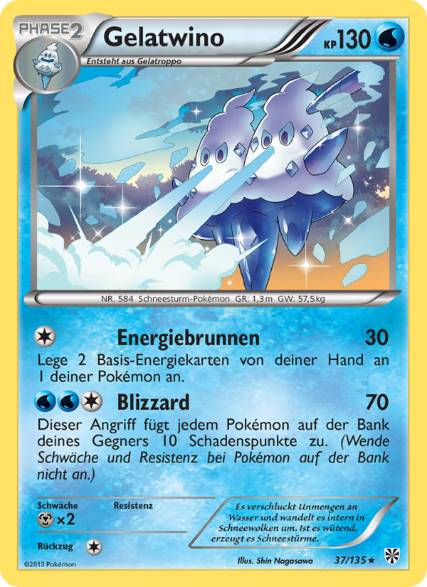 Gelatwino 37 — Plasma Storm (German Pokémon TCG card)