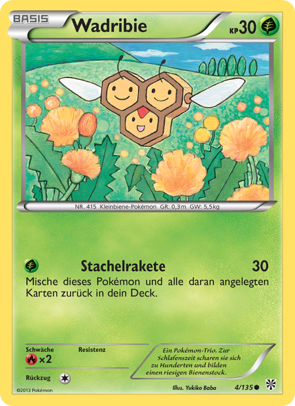 Wadribie 4 — Plasma Storm (German Pokémon TCG card)