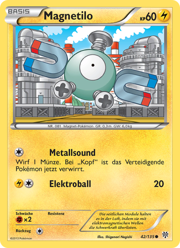 Magnetilo 42 — Plasma Storm (German Pokémon TCG card)
