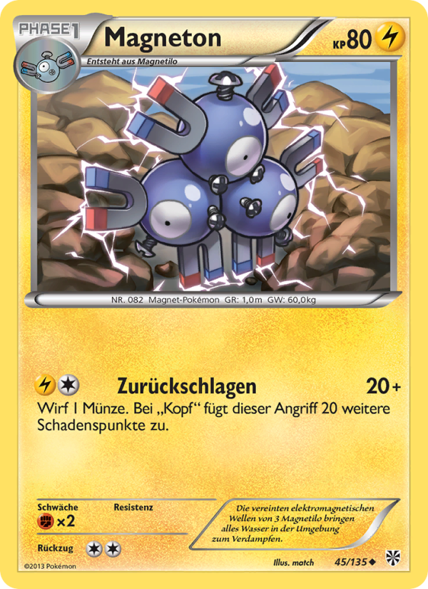 Magneton 45 — Plasma Storm (German Pokémon TCG card)