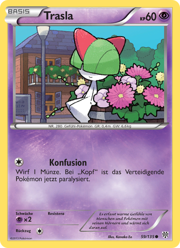 Trasla 59 — Plasma Storm (German Pokémon TCG card)